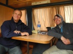 Mit Jorge in seinem Mini-Campervan.