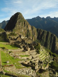 Die alte Inka-Stadt von oben, einfach sagenhaft.